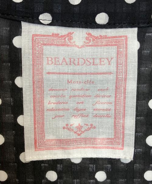 BEARDSLEY（ビアズリー）BEARDSLEY (ビアズリー) ドットギャザーワンピース ブラック サイズ:1 未使用品の古着・服飾アイテム