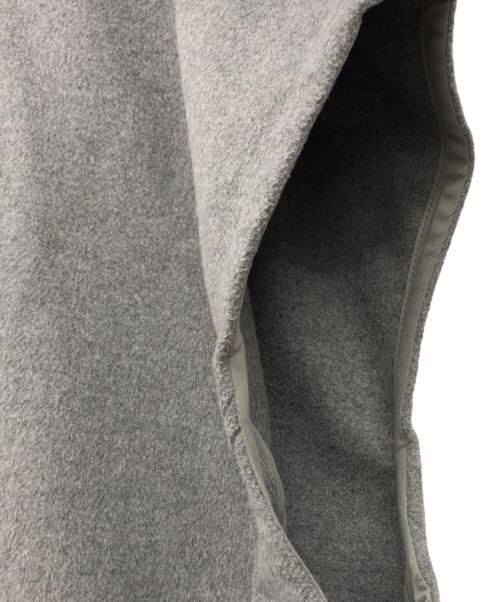 solamonat poche（ソラモナ ポッシェ）solamonat poche (ソラモナ ポッシェ) ウール混メルトンロングワイドベスト グレー サイズ:不明の古着・服飾アイテム