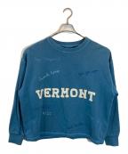BODE NEW YORKボーディ）の古着「VERMONT KEEPSAKE SWEATSHIRT」｜ブルー