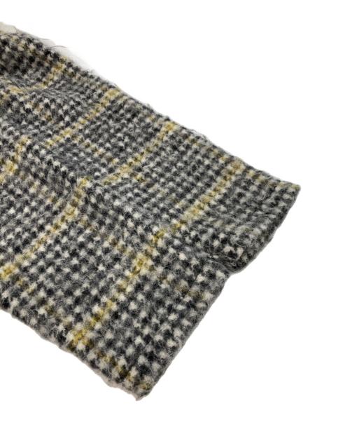 OUR LEGACY（アワーレガシー）OUR LEGACY (アワーレガシー) SHRUNKEN FULLZIP POLO Prenzlauer Houndstooth グレー サイズ:４４の古着・服飾アイテム