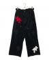 SYUMAN.（シュウマン）の古着「Ravioli Easy Trousers Type Velours」｜ブラック