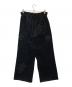 SYUMAN. (シュウマン) Ravioli Easy Trousers Type Velours ブラック サイズ:１：20000円