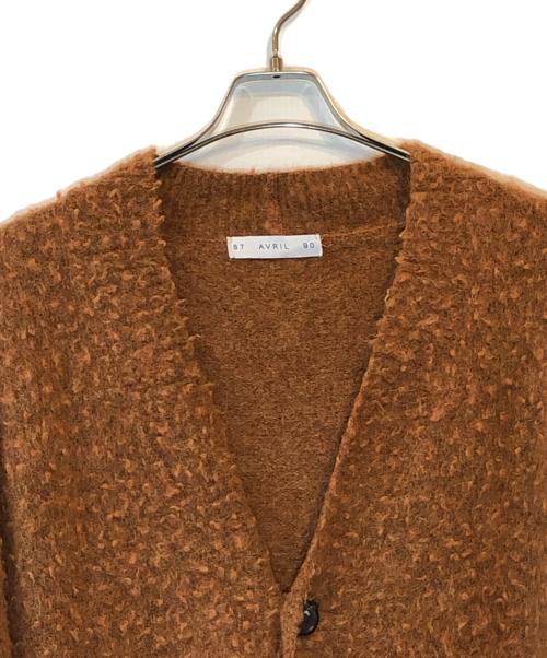 AVRIL 8790（アヴリル 8790）AVRIL 8790 (アヴリル 8790) カーディガン ブラウン サイズ:Sの古着・服飾アイテム