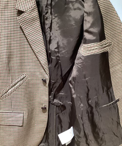 masu（エムエーエスユー）masu (エムエーエスユー) VARSITY TAILORED JACKET(バーシティテーラードジャケット) ブラウン サイズ:48の古着・服飾アイテム