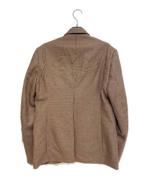 masu（エムエーエスユー）masu (エムエーエスユー) VARSITY TAILORED JACKET(バーシティテーラードジャケット) ブラウン サイズ:48の古着・服飾アイテム