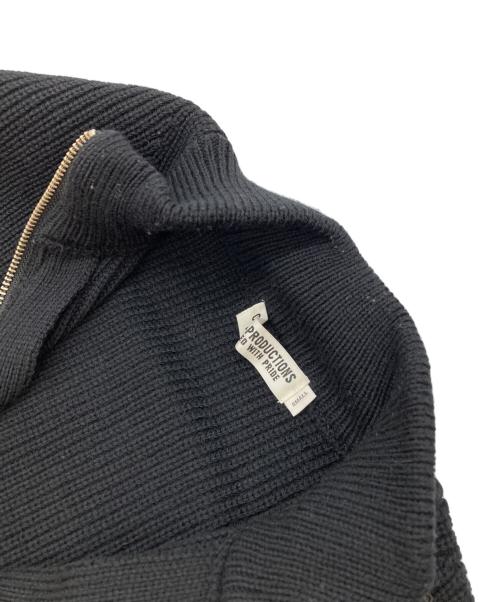 COOTIE PRODUCTIONS（クーティープロダクツ）COOTIE PRODUCTIONS (クーティープロダクツ) Rib Stitch Drivers Sweater ブラック サイズ:SMALLの古着・服飾アイテム