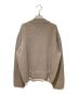 BOTTEGA VENETA (ボッテガベネタ) ウールレイヤードセーター ブラウン×アイボリー サイズ:XL：50000円