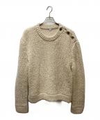 BOTTEGA VENETAボッテガベネタ）の古着「メタル ノットボタン セーター」｜アイボリー