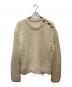 BOTTEGA VENETA（ボッテガベネタ）の古着「メタル ノットボタン セーター」｜アイボリー