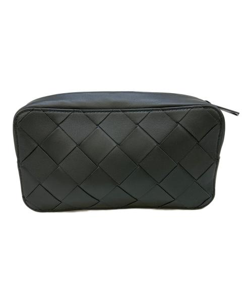 BOTTEGA VENETA（ボッテガベネタ）BOTTEGA VENETA (ボッテガベネタ) イントレチャート ビッグ ベルトバッグ オリーブの古着・服飾アイテム