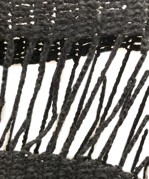 HAVEL studio（ハーヴェル スタジオ）HAVEL studio (ハーヴェル スタジオ) L'appartement (アパルトモン) LINEN CROCHET PILLOVER ブラック サイズ:SIZE 38の古着・服飾アイテム