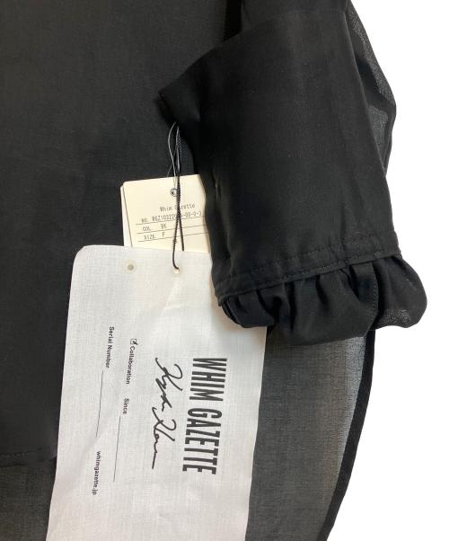 Whim Gazette（ウィムガゼット）Whim Gazette (ウィムガゼット) ボウタイブラウス ブラック サイズ:Free 未使用品の古着・服飾アイテム