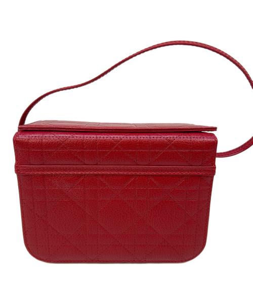 Christian Dior（クリスチャン ディオール）Christian Dior (クリスチャン ディオール) バニティバッグ レッドの古着・服飾アイテム