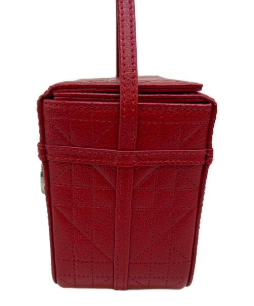 Christian Dior（クリスチャン ディオール）Christian Dior (クリスチャン ディオール) バニティバッグ レッドの古着・服飾アイテム