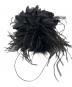 INDRESS (インドレス) オーストリッチフェザーコサージュ ブラック：5000円