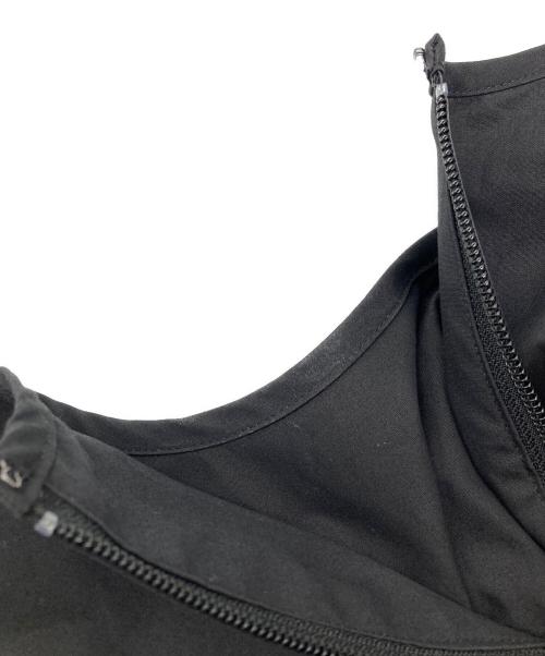 MORSE（モールス）MORSE (モールス) コットンロングワンピース ブラック サイズ:Fの古着・服飾アイテム