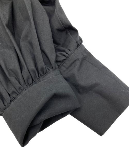 MORSE（モールス）MORSE (モールス) コットンロングワンピース ブラック サイズ:Fの古着・服飾アイテム