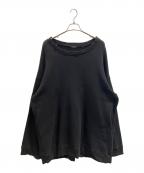 UNDERCOVERアンダーカバー）の古着「クラッシュ加工スウェット」｜ブラック