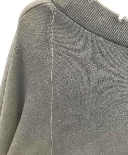UNDERCOVER（アンダーカバー）UNDERCOVER (アンダーカバー) クラッシュ加工スウェット ブラック サイズ:3の古着・服飾アイテム