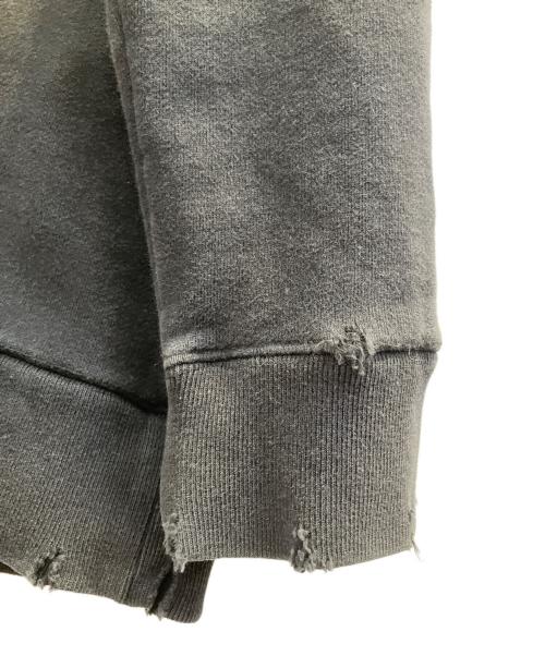 UNDERCOVER（アンダーカバー）UNDERCOVER (アンダーカバー) クラッシュ加工スウェット ブラック サイズ:3の古着・服飾アイテム