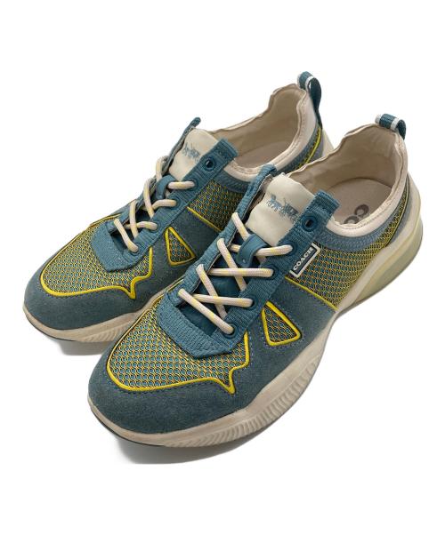 COACH（コーチ）COACH (コーチ) シティソールローカットスニーカー ブルー サイズ:US 8Bの古着・服飾アイテム