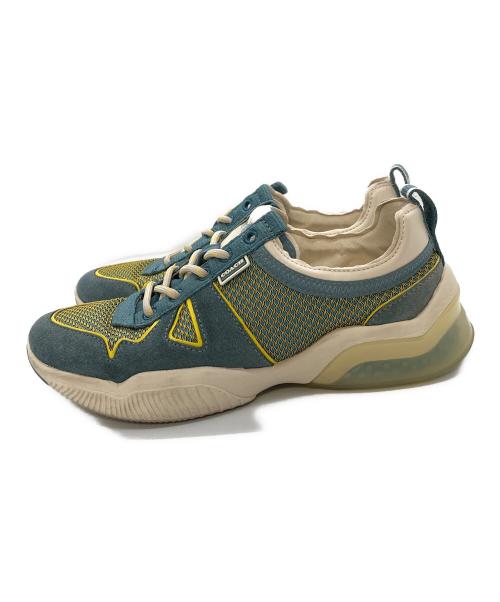 COACH（コーチ）COACH (コーチ) シティソールローカットスニーカー ブルー サイズ:US 8Bの古着・服飾アイテム