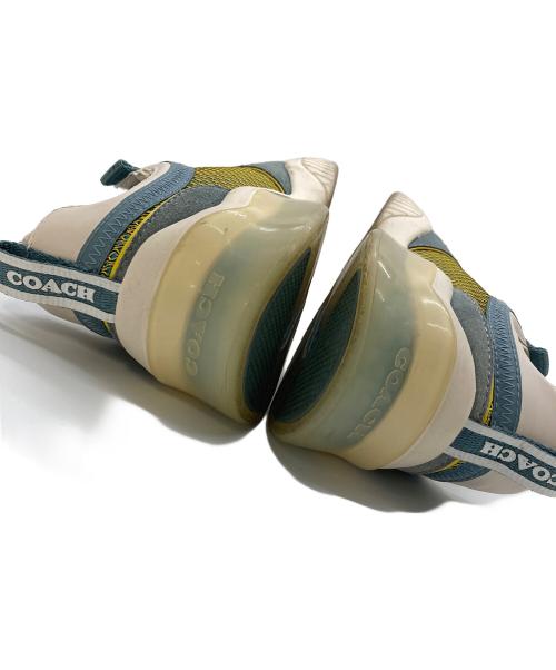 COACH（コーチ）COACH (コーチ) シティソールローカットスニーカー ブルー サイズ:US 8Bの古着・服飾アイテム