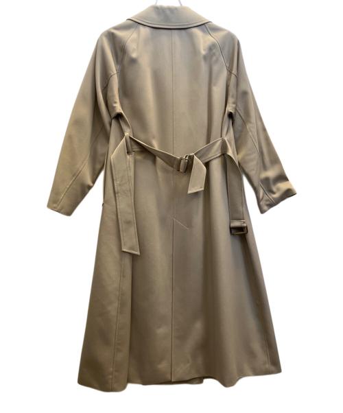 UNITED ARROWS（ユナイテッドアローズ）UNITED ARROWS (ユナイテッドアローズ) W/ギャバ ベルテッド コート ベージュ サイズ:36 未使用品の古着・服飾アイテム