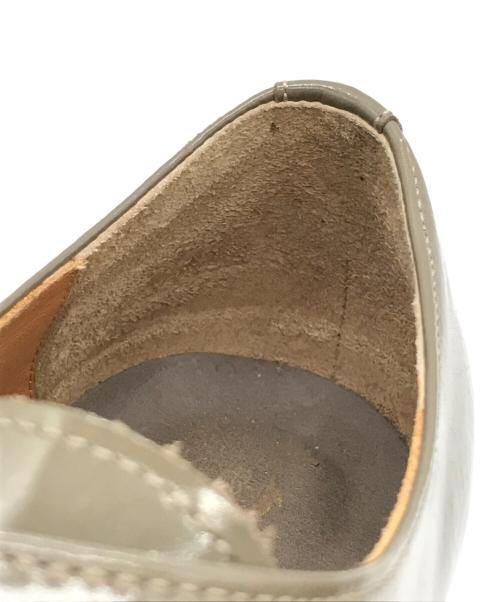 chausser（ショセ）chausser (ショセ) ダブルモンクストラップシューズ グレー サイズ:24の古着・服飾アイテム