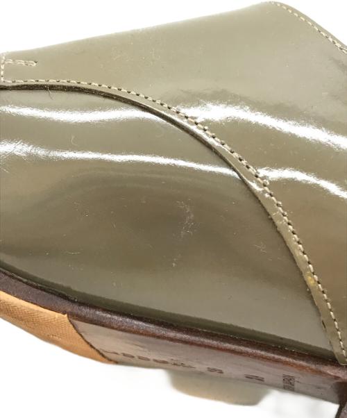 chausser（ショセ）chausser (ショセ) ダブルモンクストラップシューズ グレー サイズ:24の古着・服飾アイテム