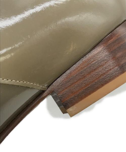 chausser（ショセ）chausser (ショセ) ダブルモンクストラップシューズ グレー サイズ:24の古着・服飾アイテム