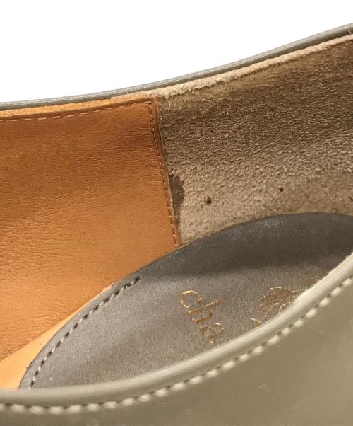 chausser（ショセ）chausser (ショセ) ダブルモンクストラップシューズ グレー サイズ:24の古着・服飾アイテム