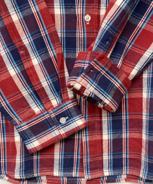 stussy（ステューシー）stussy (ステューシー) SEASON SHIRT レッド サイズ:XLの古着・服飾アイテム