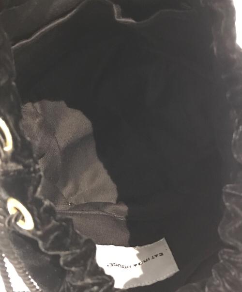 CAT IN DA HOUSE（キャット イン ダ ハウス）cat in da house (キャット イン ダ ハウス) クロネコキンチャク ブラックの古着・服飾アイテム