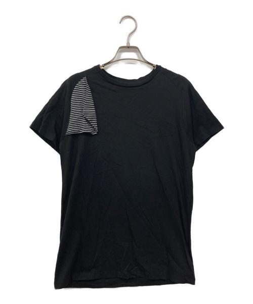Jean Paul GAULTIER monsieur（ジャンポールゴルチエ ムッシュ）Jean Paul GAULTIER monsieur (ジャンポールゴルチエ ムッシュ) 切替カットソー ブラック サイズ:Mの古着・服飾アイテム