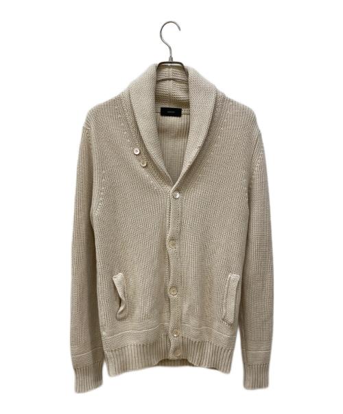 Zanone（ザノーネ）Zanone (ザノーネ) ショールカラーカーディガン ベージュ サイズ:50の古着・服飾アイテム