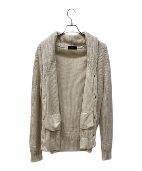 Zanone（ザノーネ）Zanone (ザノーネ) ショールカラーカーディガン ベージュ サイズ:50の古着・服飾アイテム