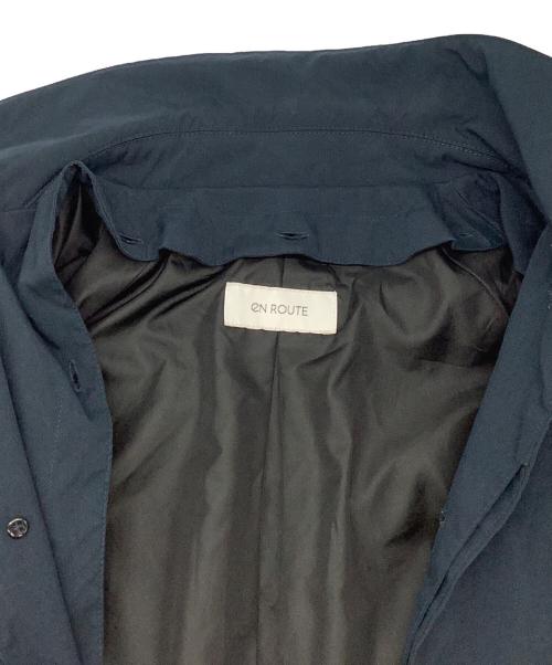 eN ROUTE（アンルート）eN ROUTE (アンルート) ポリエステル 2WAY ステンカラーコート ネイビー サイズ:1の古着・服飾アイテム