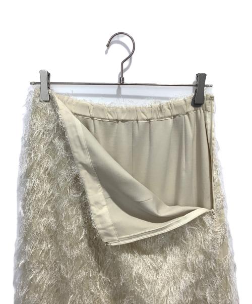 GALLARDA GALANTE（ガリャルダガランテ）GALLARDA GALANTE (ガリャルダガランテ) フラフィーセミタイトスカート アイボリー サイズ:1の古着・服飾アイテム