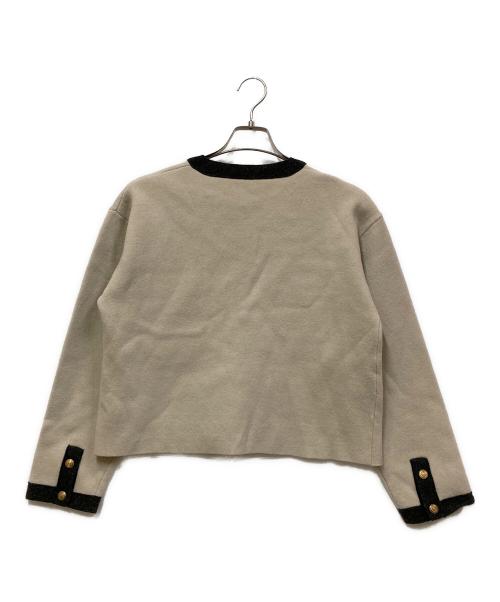 Mila Owen（ミラオーウェン）Mila Owen (ミラオーウェン) Ｗフェイス金釦カーデプルオーバー グレー サイズ:SIZE 0 未使用品の古着・服飾アイテム