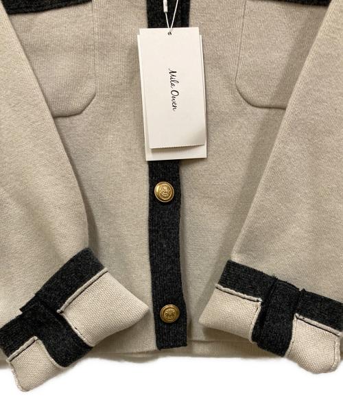 Mila Owen（ミラオーウェン）Mila Owen (ミラオーウェン) Ｗフェイス金釦カーデプルオーバー グレー サイズ:SIZE 0 未使用品の古着・服飾アイテム