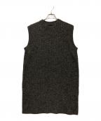 Spick and Spanスピックアンドスパン）の古着「リブロングニットベスト」｜グレー