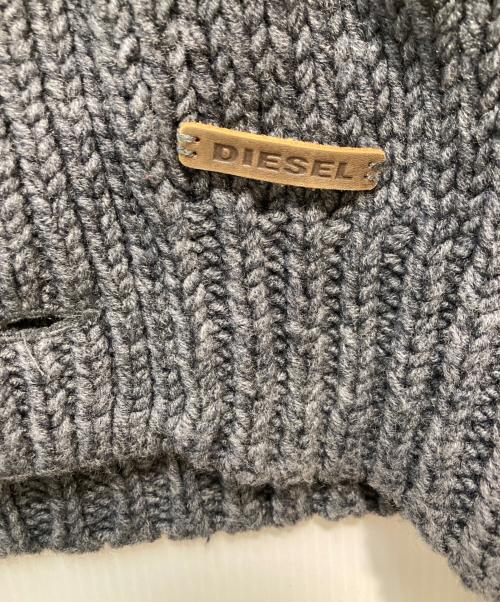 DIESEL（ディーゼル）DIESEL (ディーゼル) ニットジャケット ネイビー サイズ:Ｍの古着・服飾アイテム