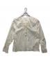 CITYSHOP（シティショップ）の古着「LACE-UP SMOCK：ブラウス」｜ホワイト