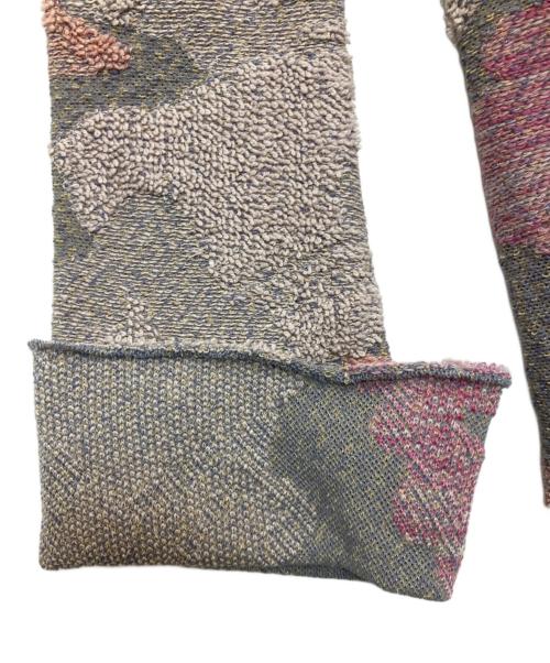 Mame Kurogouchi（マメクロゴウチ）mame kurogouchi (マメクロゴウチ) Pile Jacquard Knitted High Neck Top グレー サイズ:2の古着・服飾アイテム