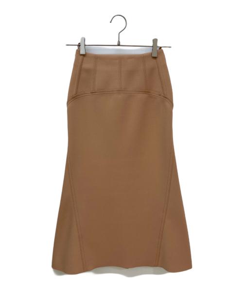 N°21（ヌメロヴェントゥーノ）N°21 (ヌメロヴェントゥーロ) スカート ベージュ サイズ:36の古着・服飾アイテム