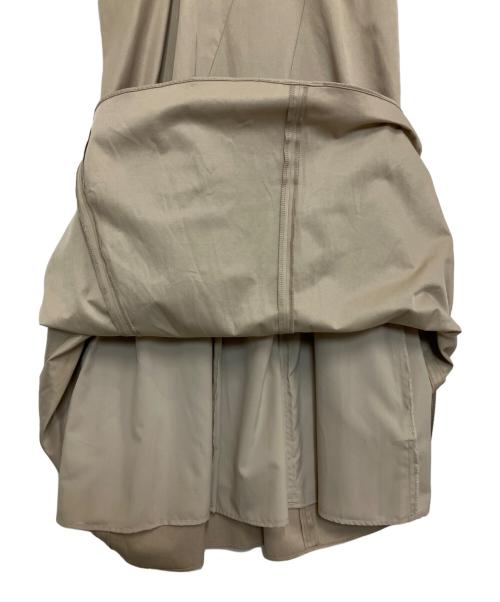 HER LIP TO（ハーリップトゥ）HER LIP TO (ハーリップトゥ) Troncais Puff Sleeve Dress ベージュ サイズ:S 未使用品の古着・服飾アイテム