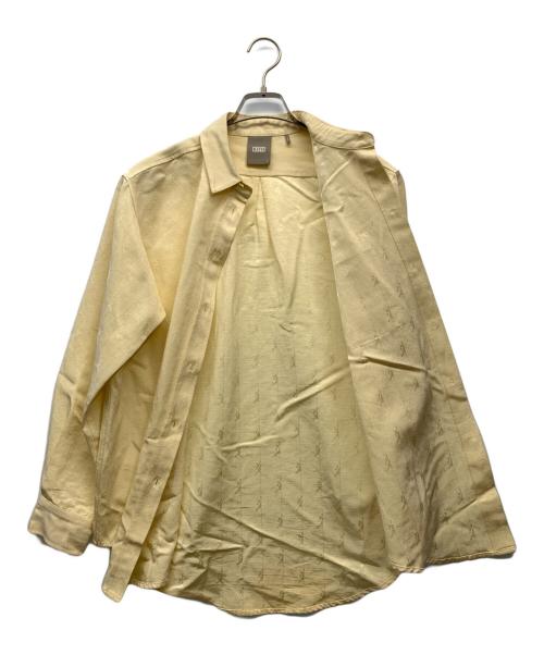 KITH（キス）KITH (キス) ロゴジャガードシャツ アイボリー サイズ:Sの古着・服飾アイテム