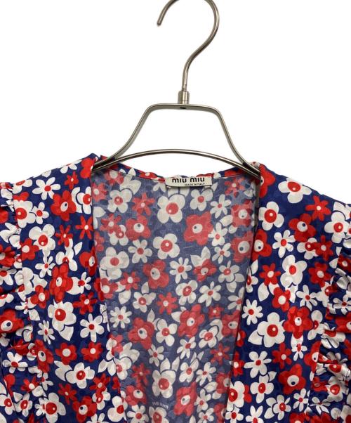MIU MIU（ミュウミュウ）MIU MIU (ミュウミュウ) ブラウス ブルー サイズ:38の古着・服飾アイテム