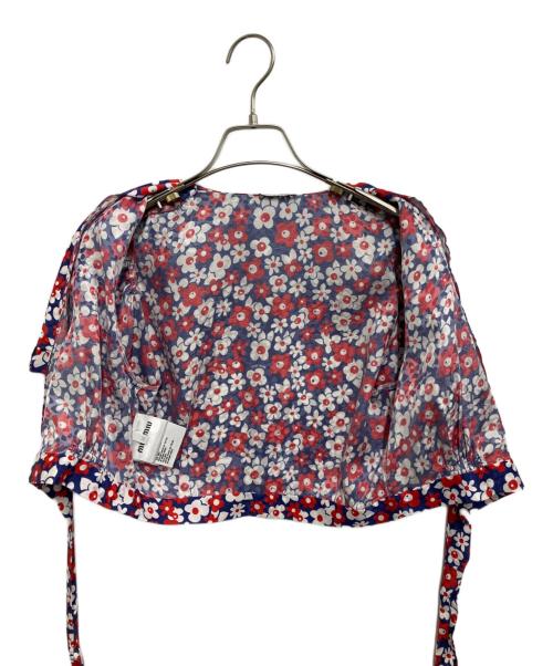 MIU MIU（ミュウミュウ）MIU MIU (ミュウミュウ) ブラウス ブルー サイズ:38の古着・服飾アイテム